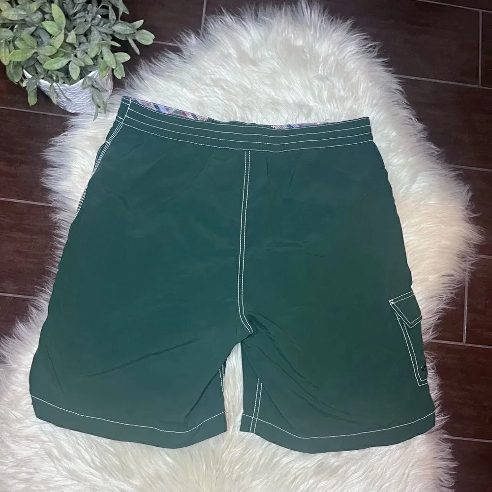 Ralph Lauren Polo hunter green boardshorts  sz medium